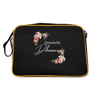 Demoiselle d’honneur floral - Sac Retro - noir/or - Dos