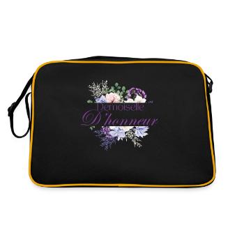 Demoiselle d’honneur floral - Sac Retro - noir/or - Dos