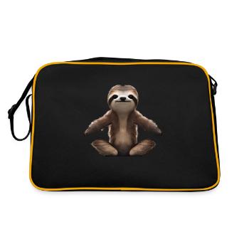 Formateur de yoga Asana Yoga Sport Paresseux Yogi - Sac Retro - noir/or - Dos