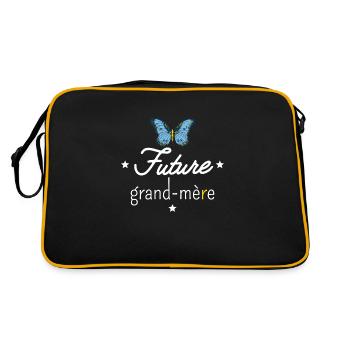 Future grand mère - Sac Retro - noir/or - Dos