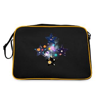 Quatre étoiles perdues dans l’espace - Sac Retro - noir/or - Dos