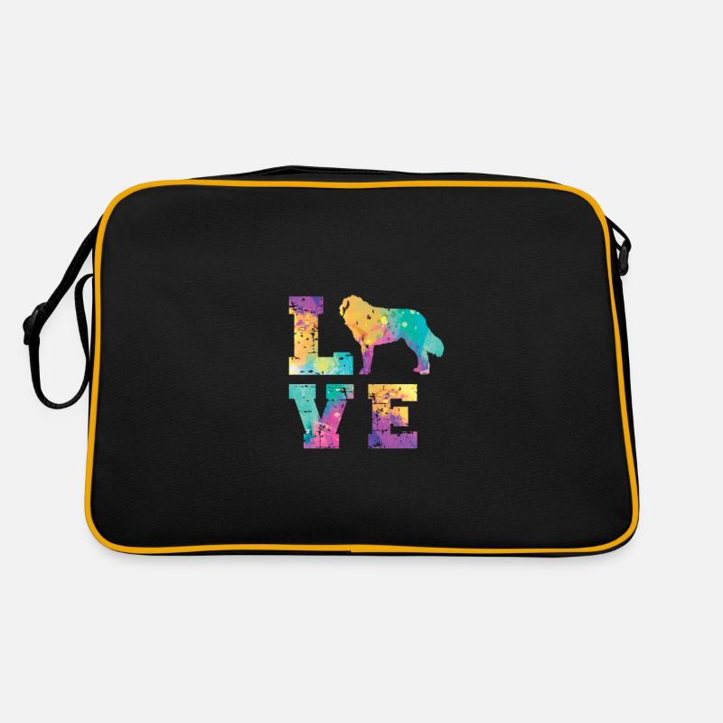 Saint Bernard Love Retro Tasche