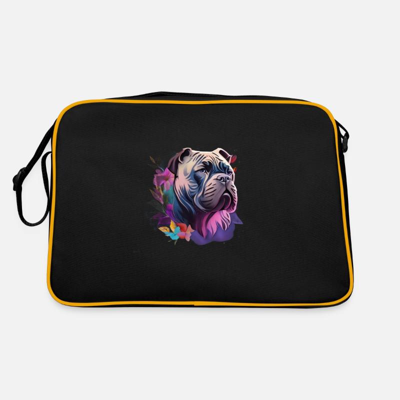 Cane corso - Sac Retro - noir/or