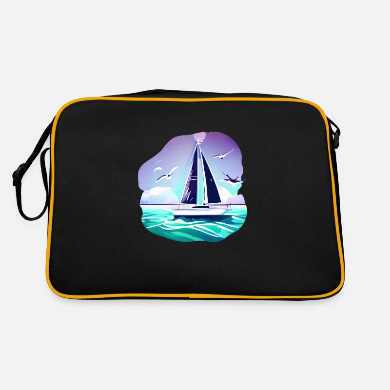 Sailing Sailing Ship Sailing Sailing Sailboat Retro Bag