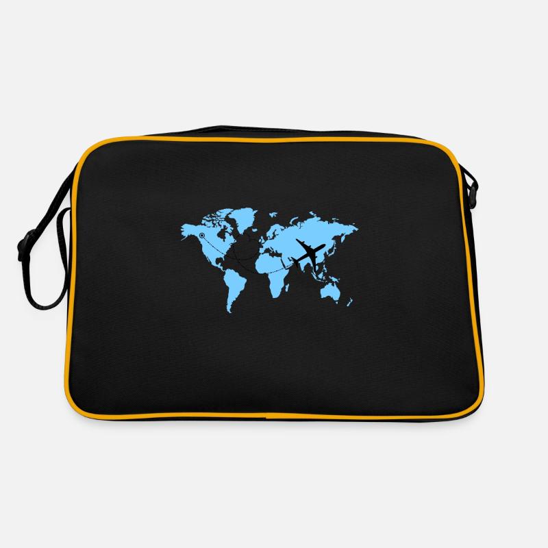 Mache weiter Retro Tasche