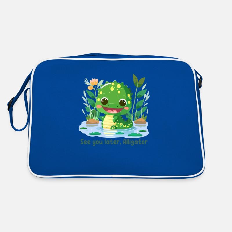 Bis später, Alligator Retro Tasche