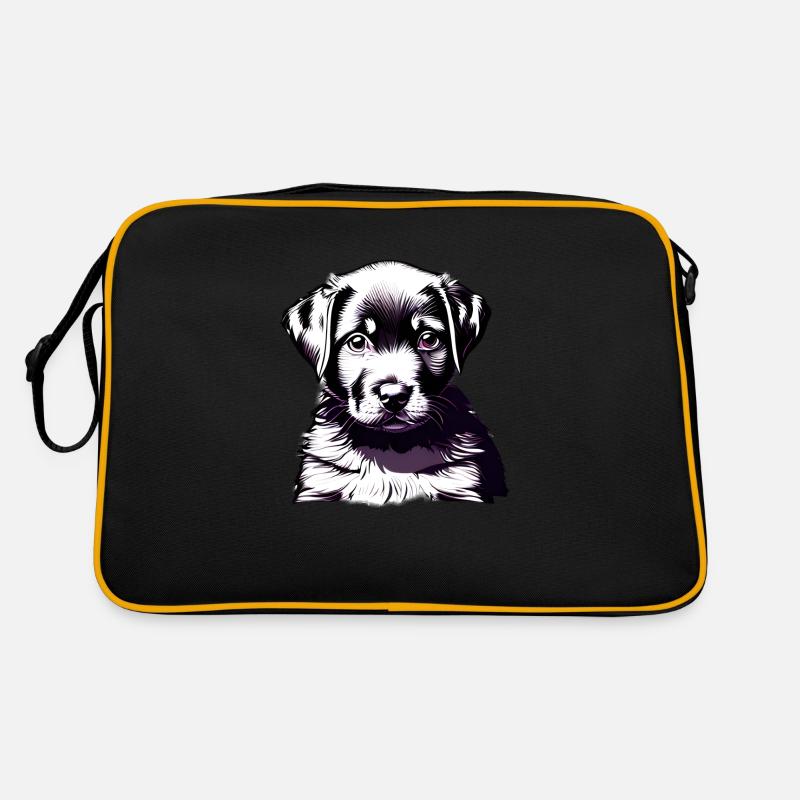 Labrador Retriever chiot Labrador propriétaire Sac Retro