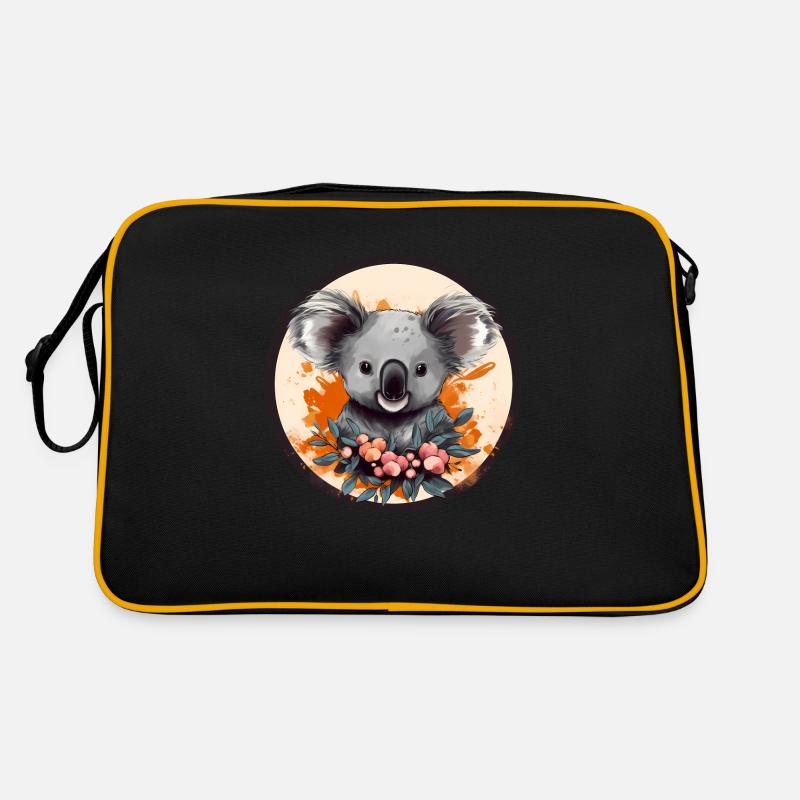 Süßer Koala Retro Tasche