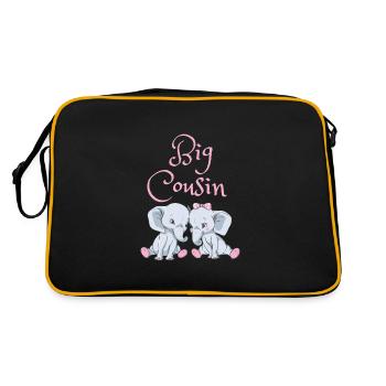 Grand cousin - Sac Retro - noir/or - Dos