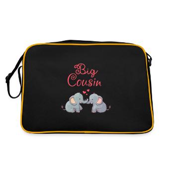 Grand cousin - Sac Retro - noir/or - Dos
