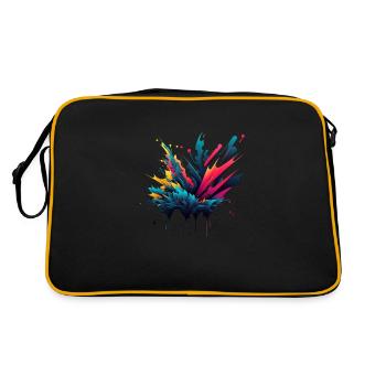 Play of colors of the soul - Retro Bag - black/gold - Back