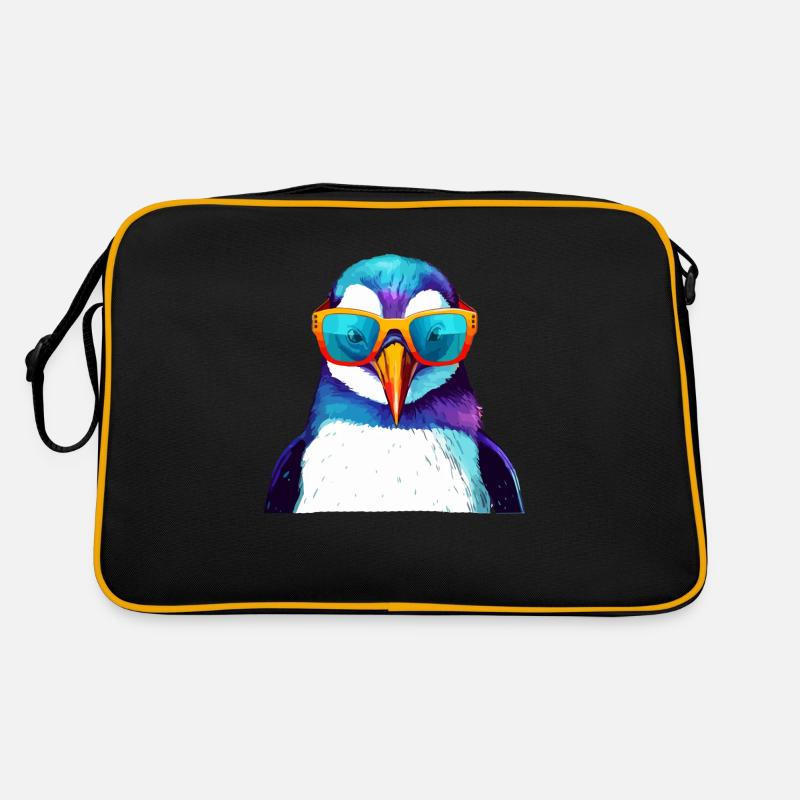 Ral der Pinguin Retro Tasche