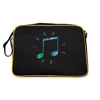 Turn it up - Retro Bag - black/gold - Back