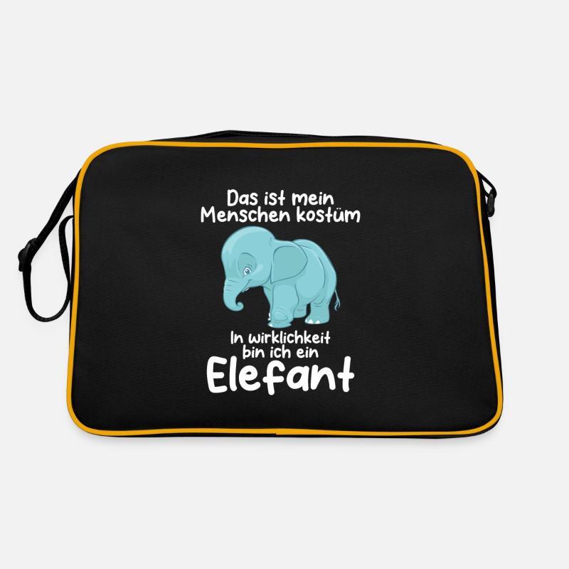 Das ist mein Menschenkostüm Retro Tasche