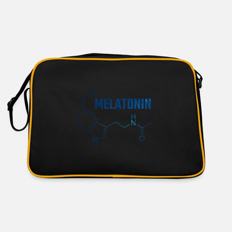 Melatonin-Molekül Retro Tasche