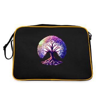Tree of Life Tree of Life Celtic Tree of Life - Retro Bag - black/gold - Back