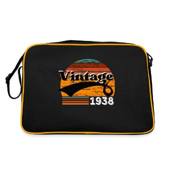 Vintage 1938 - Sac Retro - noir/or - Dos