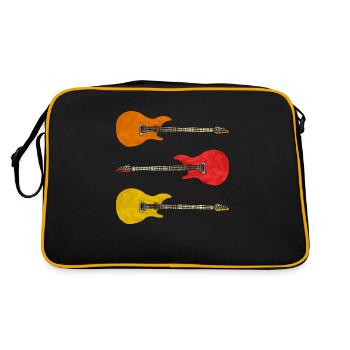 Guitares - Sac Retro - noir/or - Dos