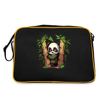Hide & Seek Ninja - Retro Bag - black/gold - Back