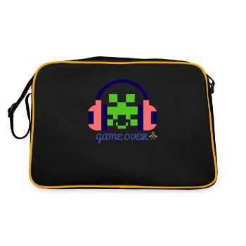 game over - Sac Retro - noir/or - Dos