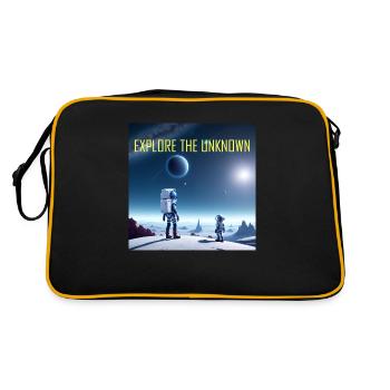 Explore the Unknown - Retro Bag - black/gold - Back
