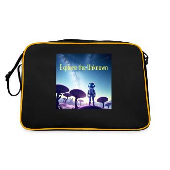 Explore the Unknown 2 - Retro Bag - black/gold - Back