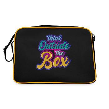 Sortez des sentiers battus - Sac Retro - noir/or - Dos