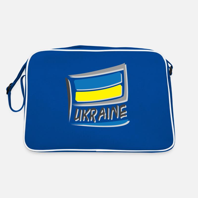 Drapeau de l’Ukraine Sac Retro