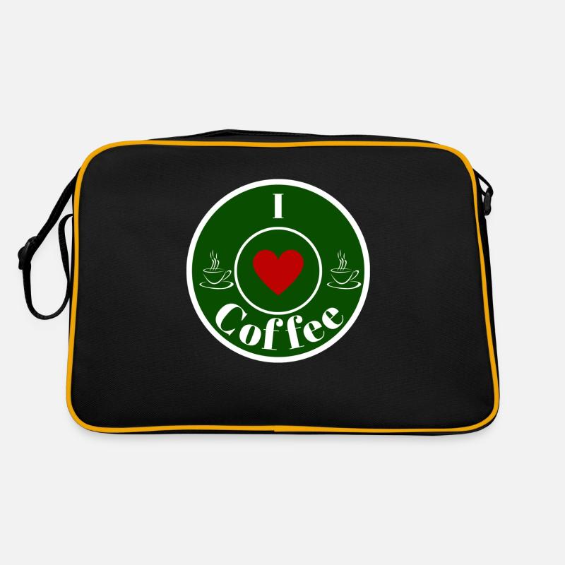 I love coffee Retro Bag