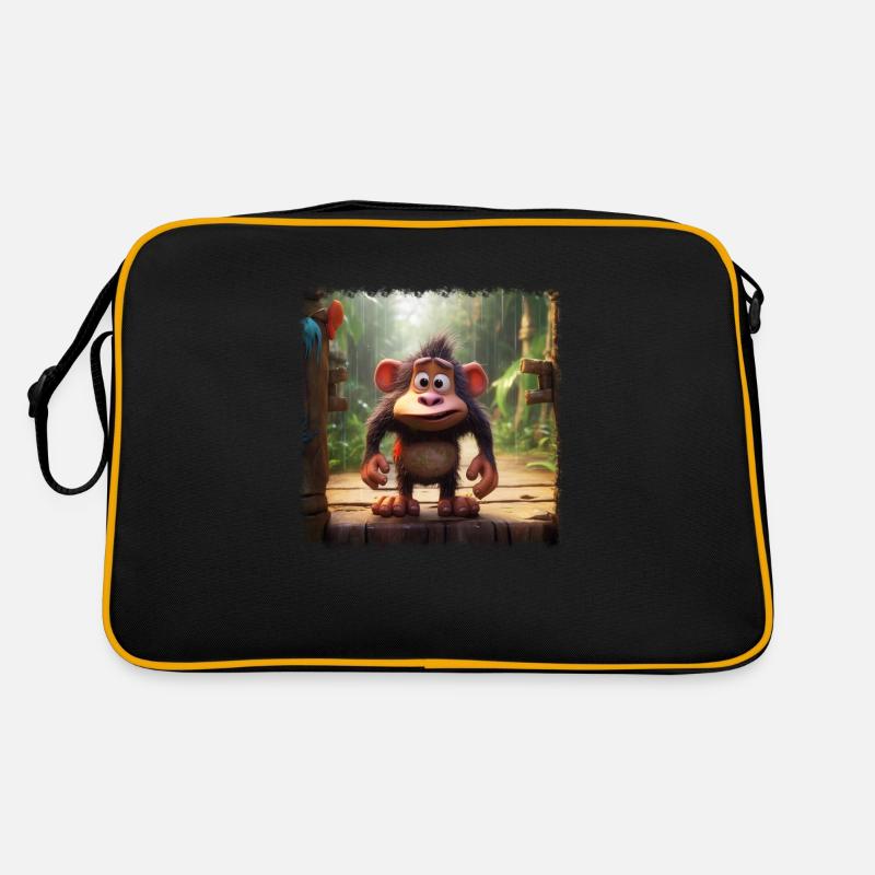 Crazy Monkey Retro Tasche