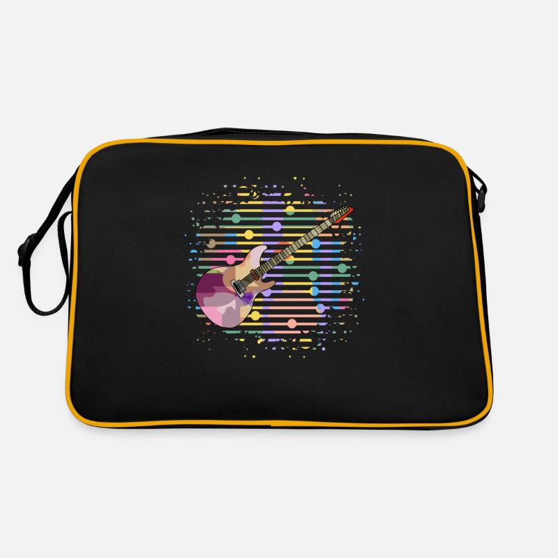Guitar - Retro Bag - black/gold