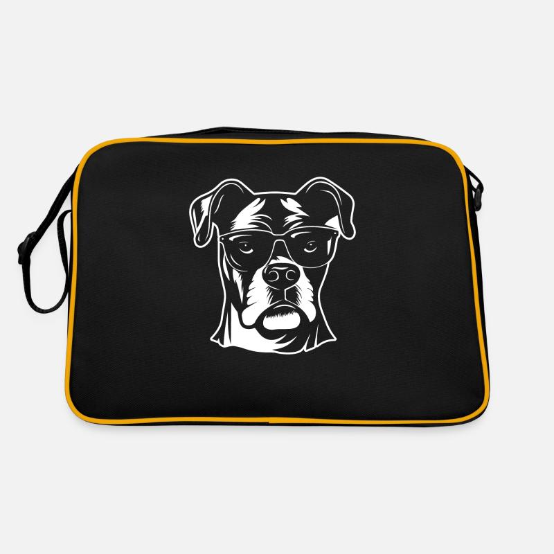 Races de chiens boxers Sac Retro