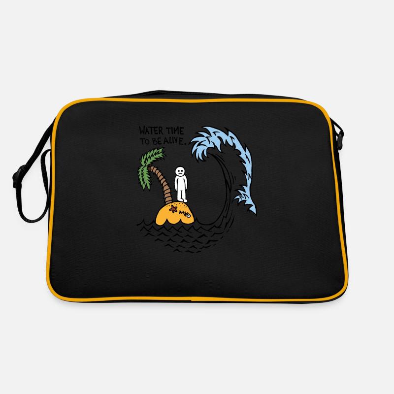 Water Time To Be Alive Retro Bag