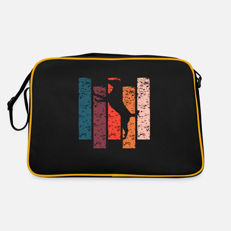 Vintage Hunde Geschenk Retro Tasche