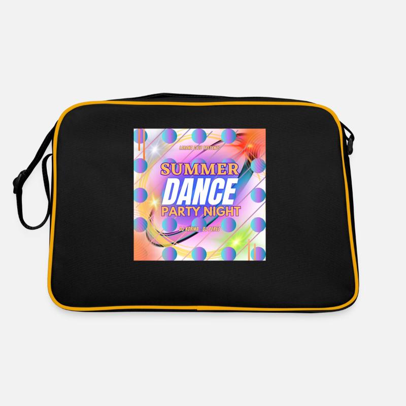 Summer dance - Retro Bag - black/gold