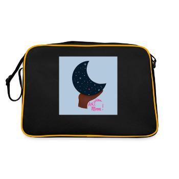 You are moon - Sac Retro - noir/or - Dos