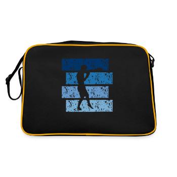 Vintage-Geschenkboxen - Retro Tasche - Schwarz/Gold - Hinten