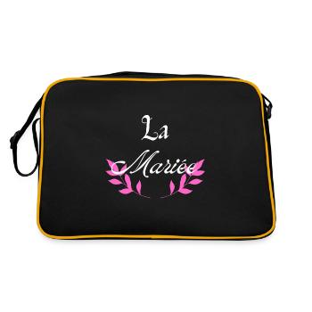 La mariée - Sac Retro - noir/or - Dos