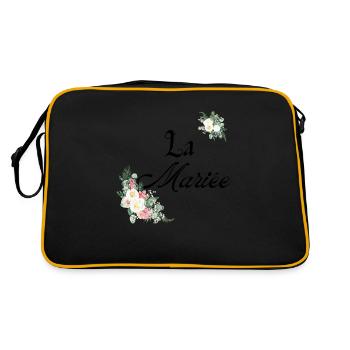 La mariée - Sac Retro - noir/or - Dos