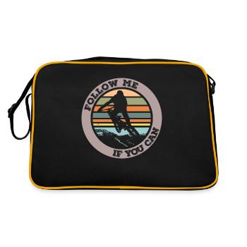 Follow me if you can - Retro Bag - black/gold - Back