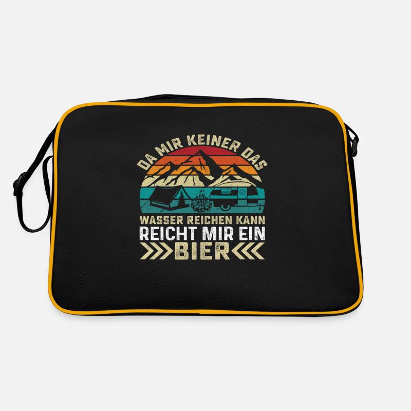 Da mir keiner das Wasser reichen kann reicht mir.. Retro Tasche