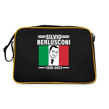 Silvio Berlusconi - 1936 - 2023 86 ans Silvio - Sac Retro - noir/or - Dos