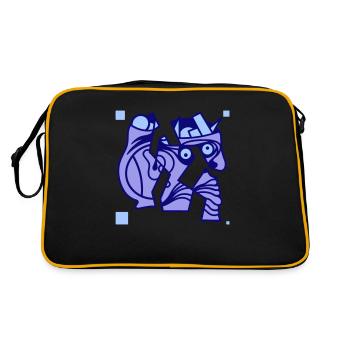 Status. Hidden truth of self-expression - Retro Bag - black/gold - Back
