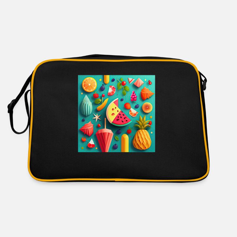 Summer Pattern Retro Tasche
