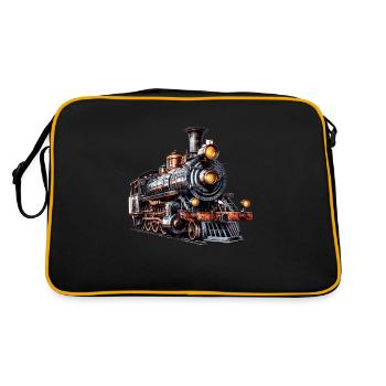 The steam locomotive, a toy for adults - Retro Bag - black/gold - Back