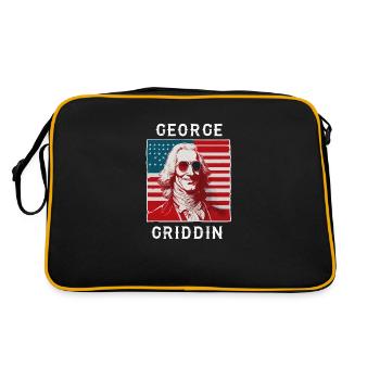 George Washington Griddy George | GEORGE GRIDDIN - Retro Bag - black/gold - Back
