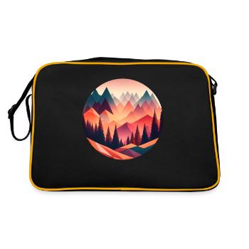 Rêves géométriques - Sac Retro - noir/or - Dos