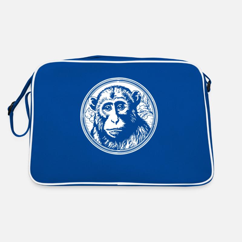 Affe Affen Affengesicht Dschungel Retro Tasche