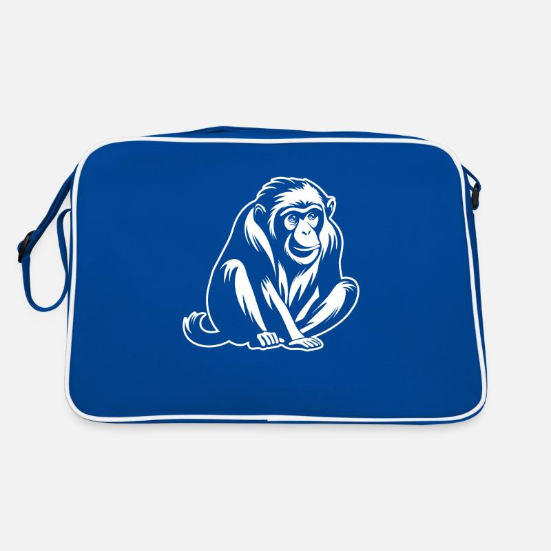 Affe Affen Affengesicht Dschungel Retro Tasche