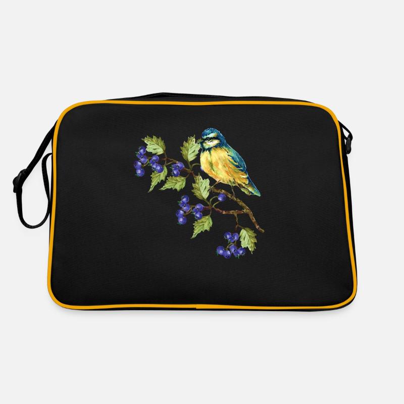 Bunter Vogel Retro Tasche